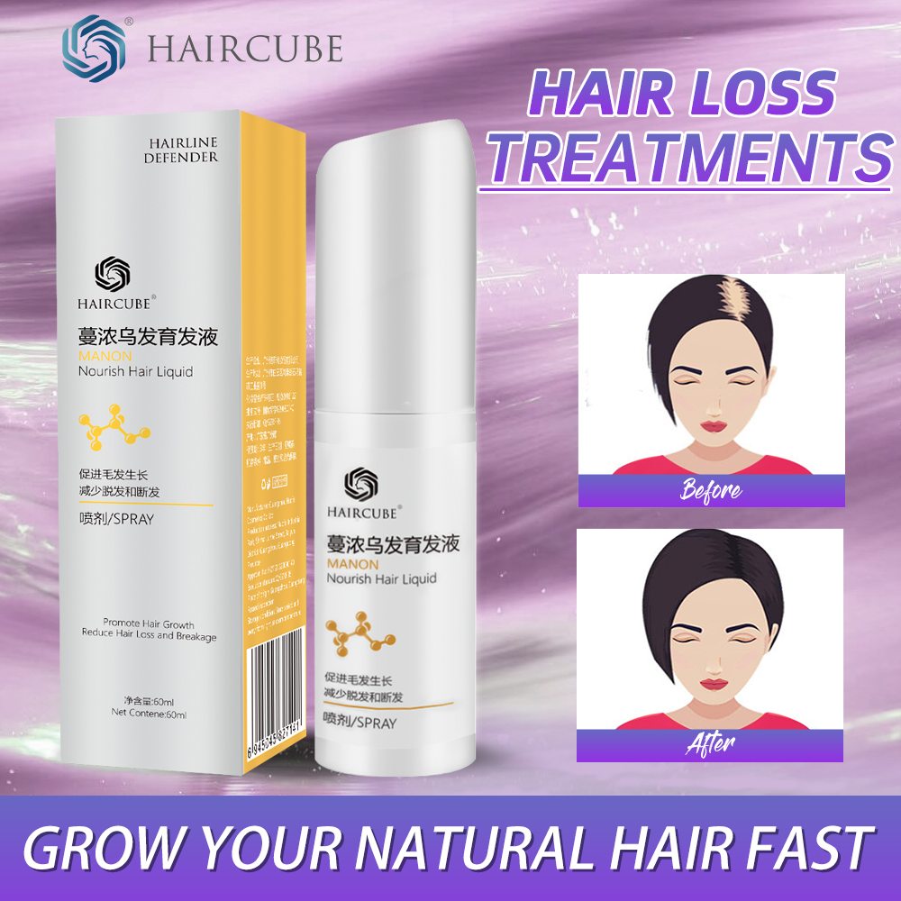 HAIRCUBE Fast Hair Growth Essence Oil Anti Hair Loss Treatment Hair Care Products Dense Thick Nourish Hair Roots Regrowth Spray