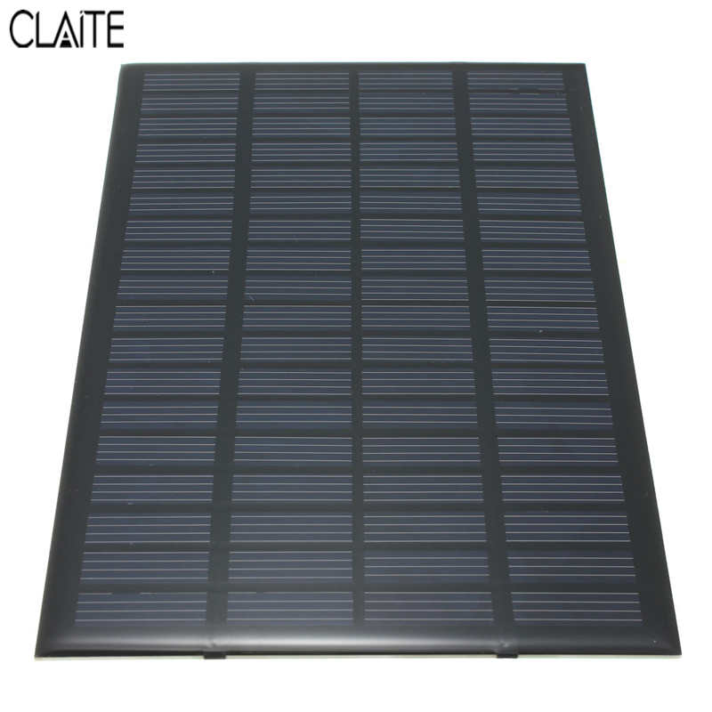 High quality 18V 2.5W Polycrystalline Stored Energy Power Solar Panel Module System Solar Cells Charger 19.4x12x0.3cm