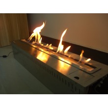 On Sale Bio Ethanol Fireplaces 72'' Surround With Remote Control Eco Flame Electric Insert Chimenea lareira interior