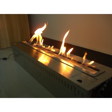 On Sale Bio Ethanol Fireplaces 72'' Surround With Remote Control Eco Flame Electric Insert Chimenea lareira interior