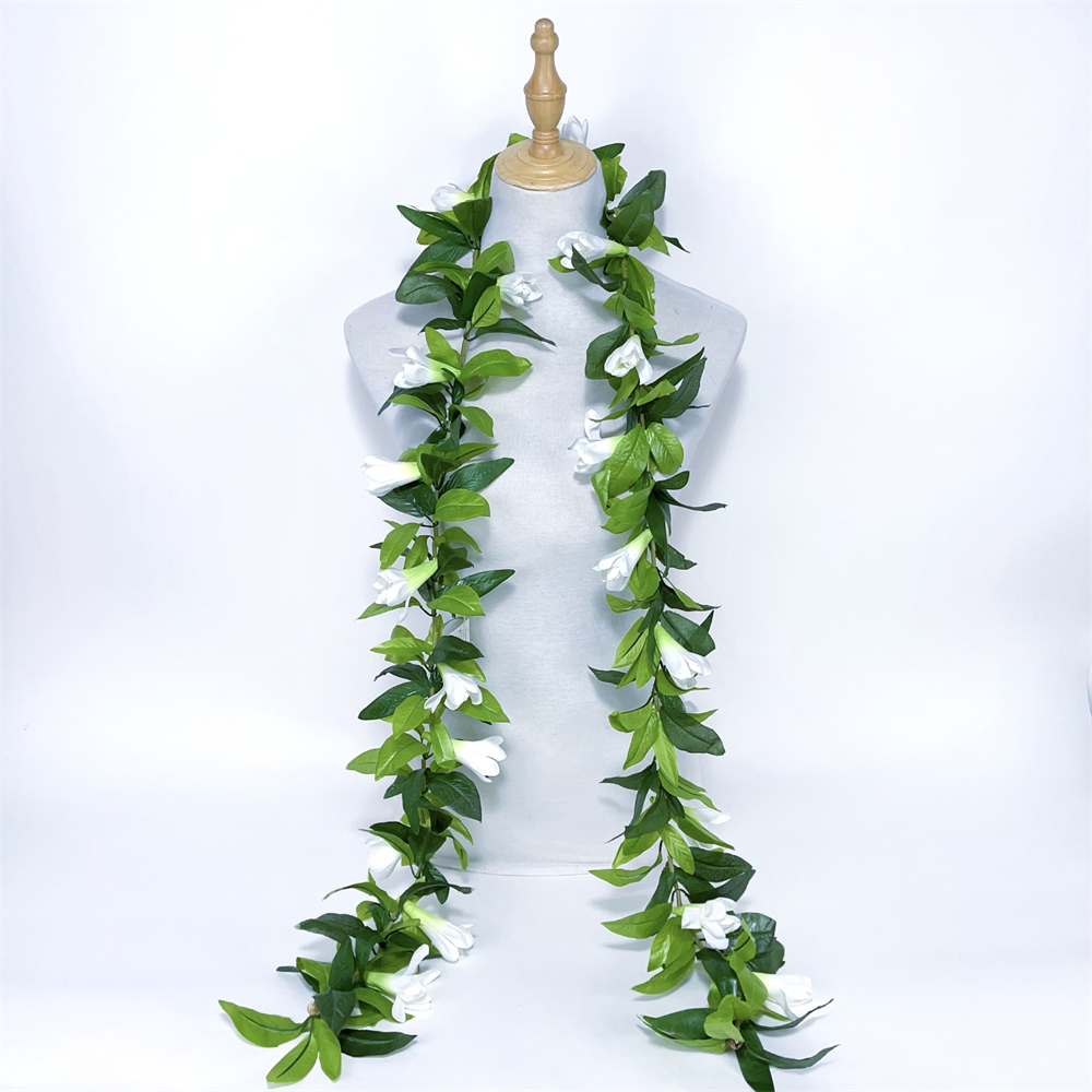Kn Hl135 Maile Leaf Tuberose Lei