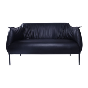 Classic Archibald Leather Two Seater Sofa
