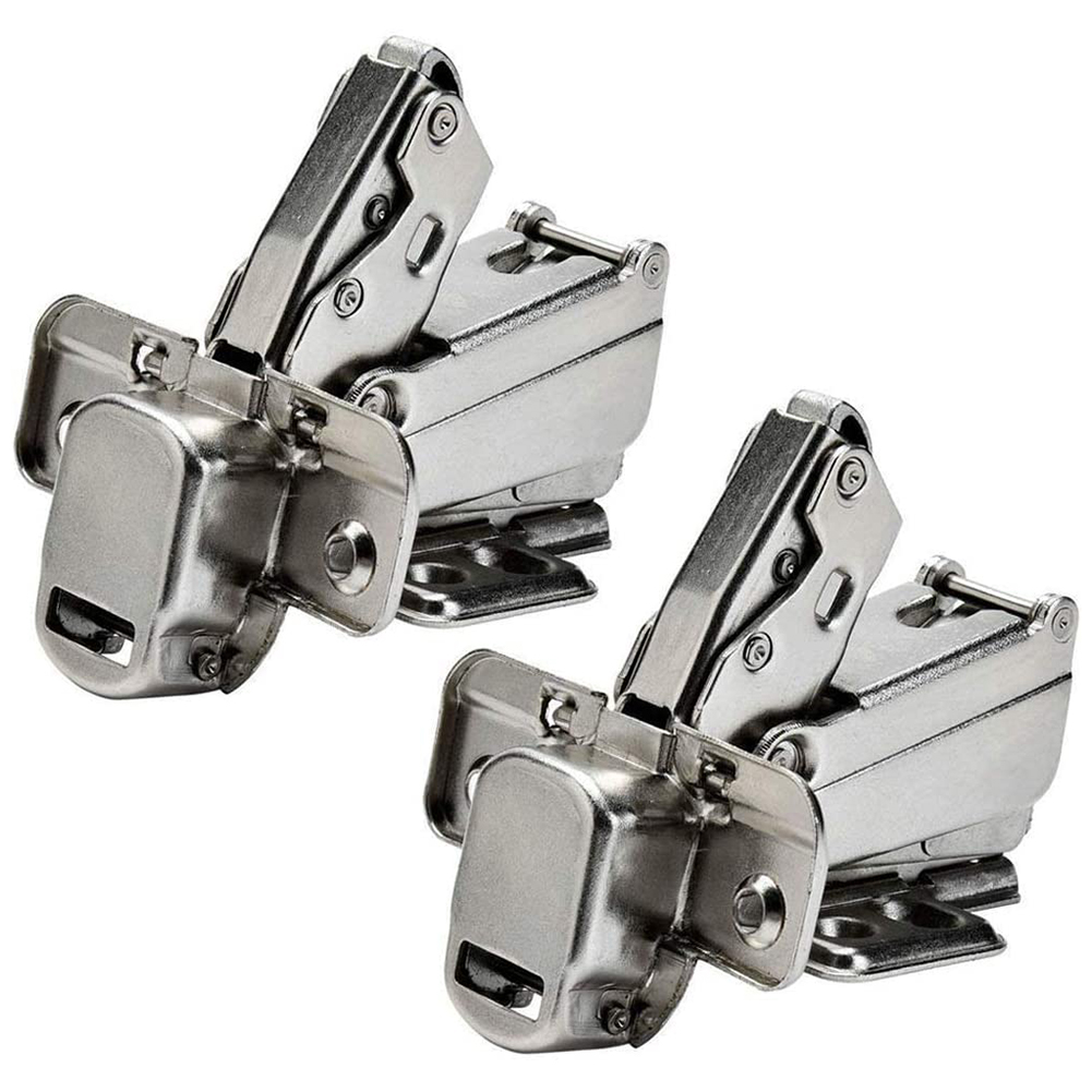 2pcs 175 Degree Hinges Frameless Cabinet Doors Hinges Concealed Hydraulically Adjustable Mounting Hinges Furniture Hardware TB