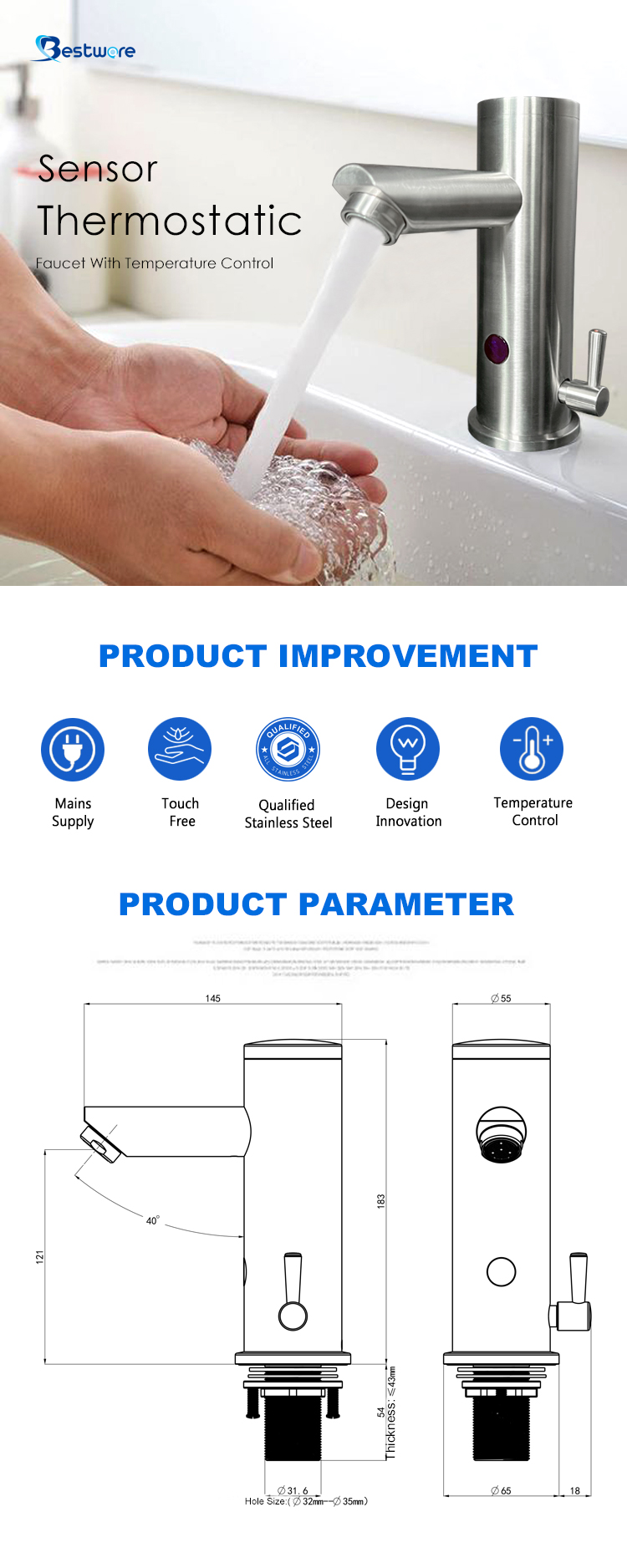 Smart Thermostat Faucet