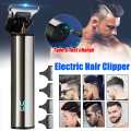 Men Professional LED Display Hair Trimmer R Blade Electric Hair Clipper Type-C Fast Rechargeable Hair Cutter Machine