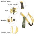 1 Set Outdoor Hunting Powerful Sling Shot Aluminium Alloy Slingshot Camouflage Bow Catapult Slingshot Hunt Tool Accessories