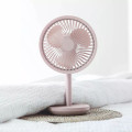 YOUPIN SOLOVE 5W USB Desktop Table Fan 4000mAh USB Rechargeable 3 Modes Wind Speed Cooling Oscillating Fan Black/Pink/White