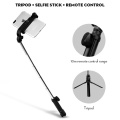 Wireless Bluetooth Selfie Stick Tripod Foldable Handheld Monopod 360 Rotation Phone Stand For iphone 12 Photo Mobile Smartphone