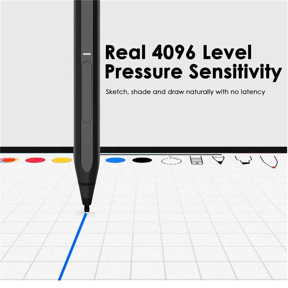 Tablet Stylus Pen For Microsoft Surface Pro 7 6 5 4 3 Go Pro X Rechargeable Pen Book Laptop 3/2 Studio Pressure Pen Touch