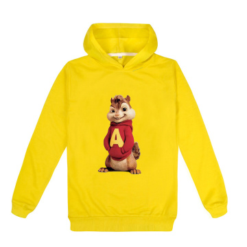 2020 Summer Alvin and the Chipmunks Hoodies Baby Boys Girls Tops Hot Sale New Costume Kids Sweatshirts
