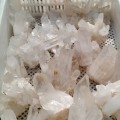 dhxyzb 300-1000g Natural white crystal clear cluster Original Stone Quartz Mineral Specimen rock Raw Gemstone reiki Healing