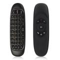 G64 Russian Mini keyboard Air Mouse Gyroscope 2.4G USB Wireless rechargeable gaming C120 Smart remote control for android tv pc