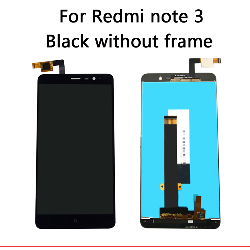 For 5.5″ Xiaomi Redmi note 3 display in Mobile Phone LCDs +Frame pantalla note 3 LCD Assembly Parts screen