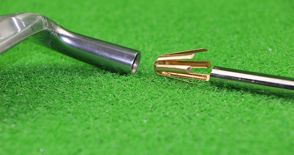 Universal 10pcs Golf Brass Shaft Shim Adapter Fit .350 Sports Brass Golf Adapter Spacer Shims Golfer Shaft Accessories
