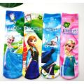 Children Disney Cartoon Socks Pixar Cars Boy Socks Frozen Princess Elsa Sofia Girls Socks Size 15-18CM For Kids 3-10T