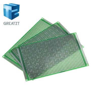 GREATZT 5pcs 8x12cm 80x120 mm Double Side Prototype PCB Universal Printed Circuit Board Protoboard For Arduino