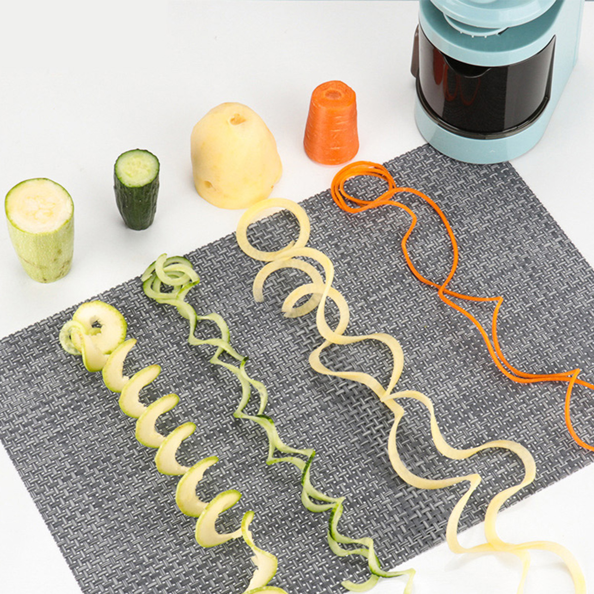 Vegetable Spiralizer Adjustable Blades Veggie Pasta & Spaghetti Salad Spiral Slicer Potato Zucchini Noodle Maker