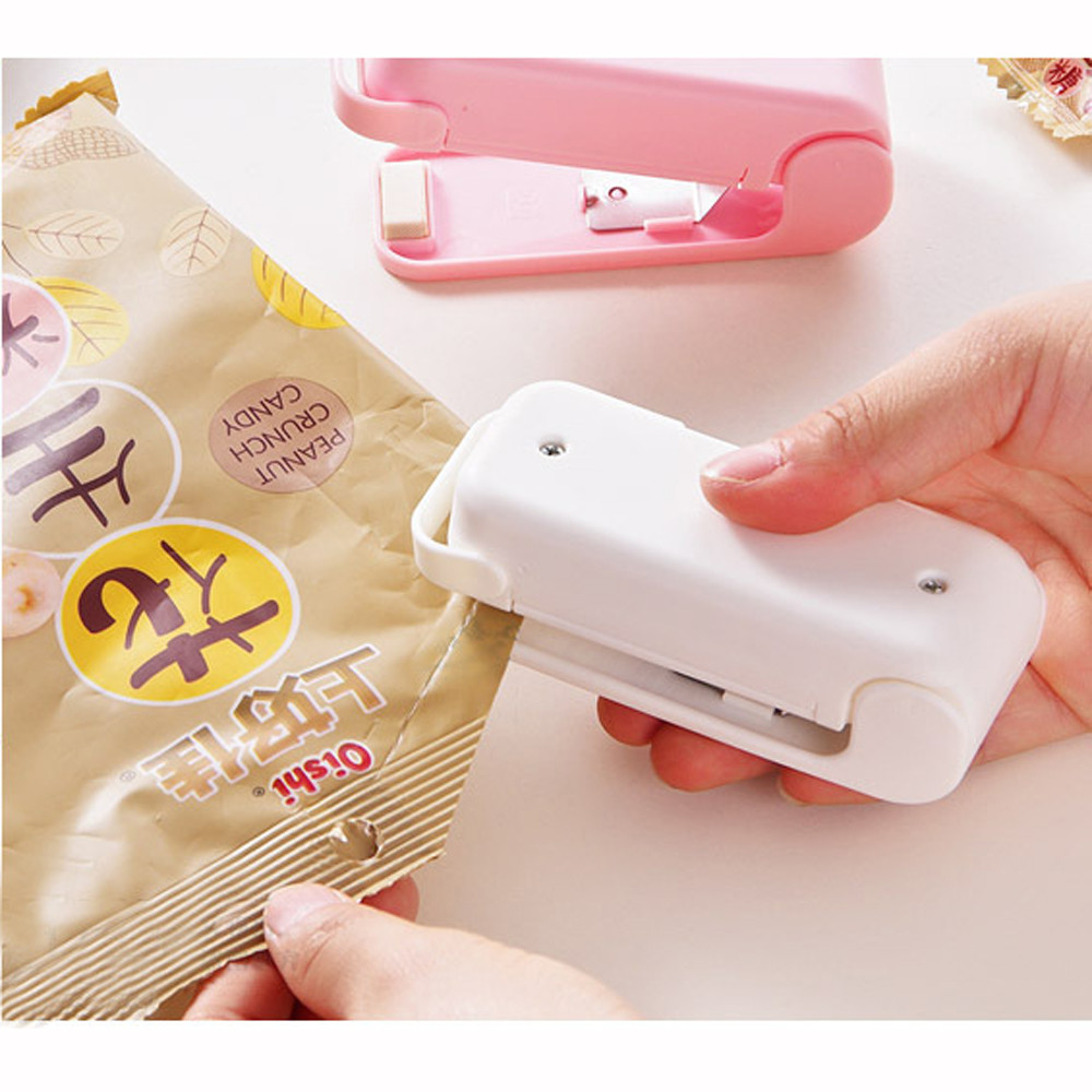 25# Portable Sealing Tool Selladora De Bolsas Plasticas Electrico Heat Mini Handheld Plastic Bag Sealer Sealing Machine