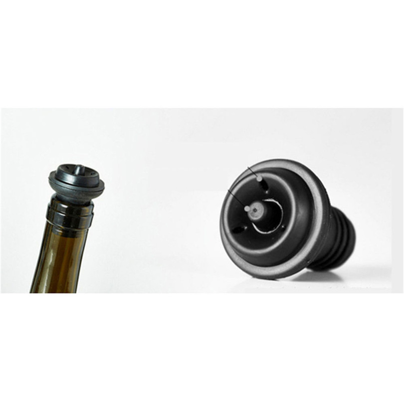 6Pcs Vacuum Wine Stoppers Wine Bottle Saver Vacuum Stoppers Preserver Saver Set of 6 Stored fresh bar shaker #4JY2