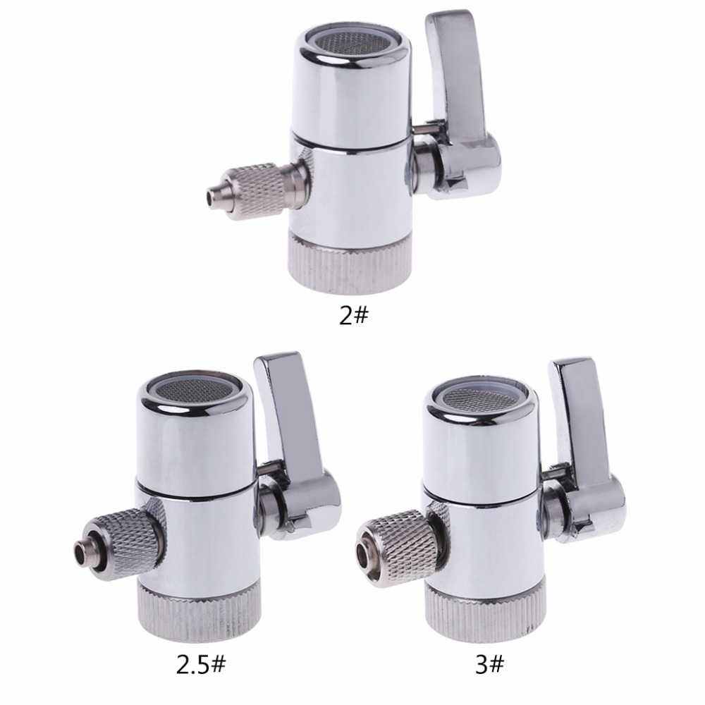 Water Filter Faucet Diverter Valve Ro System 1/4" 2.5/8" 3/8" Tube Connector