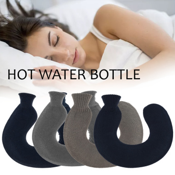 Hot Water Bottle Neck Shoulder Hand Warmer Stress Pain Reliever Warm Cover Fleece Household Supply for Girl Women