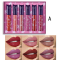 6pcs Velvet Lip Gloss Set Waterproof Non-stick Cup Long-lasting Moisturizing Lip Glaze Liquid Lipstick Kit Makeup Products