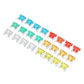 24pcs 5A 10A 15A 20A 25A 30A Car Fuse Assorted Micro Mini Blade Fuses Fit For Auto Car Van Truck SUV Fuse Kit