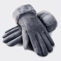 New Winter Female Warm Cashmere Cute Mittens thick Plush Wrist Women Touch Screen Driving Gloves Warm clothing accessories