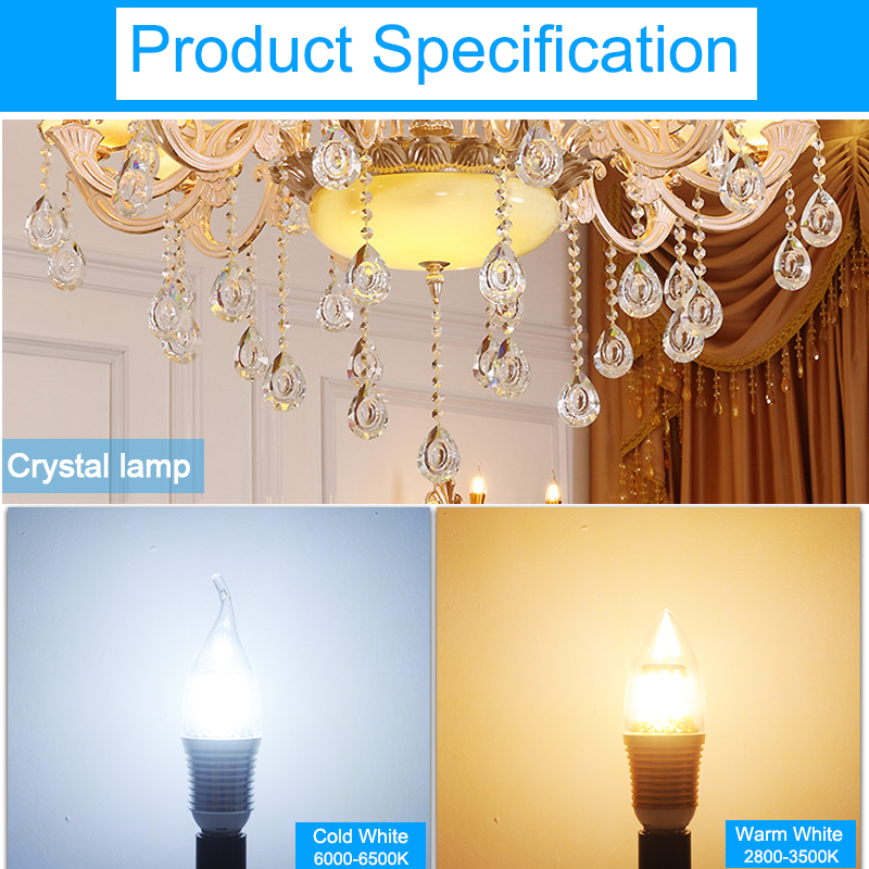 Led bulb E14 Aluminum 3W 6W 9W 12W Led Lamp AC 220V LED Candle Bulb Cool Warm White Lampada Bombillas Lumiere Lampara led light