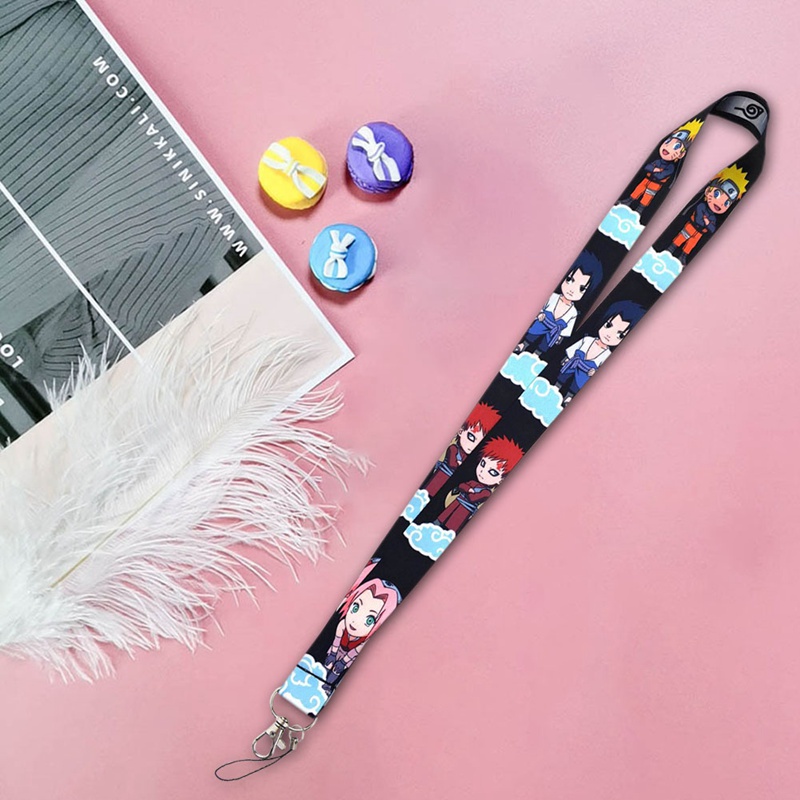 Anime NARUTO Strap Lanyards for keys ID Card Gym Mobile Phone Strap USB Badge Holder Rope Key Chain Cosplay