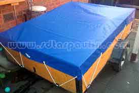 Dust Resistant Tarp Trailer Cover Dust Resistant Tarp Trailer Cover