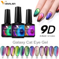 New Nail Art Design Manicure Venalisa 7.5ml Soak Off Enamel 9d cat eyes magnetic Gel Polish UV Gel Nail Polish Lacquer Varnish