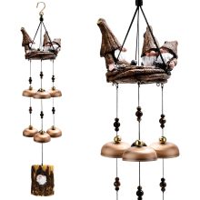 Gnome Wind Chimes with 6 Larger Bells