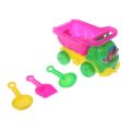 4pcs/set Mini Sand Beach Game Car Rakes Toys Dredging Tool For Children Boys Girls Outdoor Gift