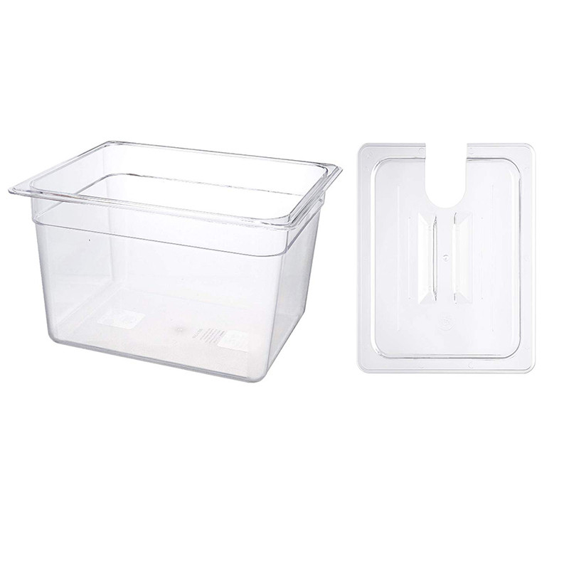 Sous Vide Container with Lid 11 L Water Tank Bath for Circulator Sous Vide Culinary Immersion Slow Cooker