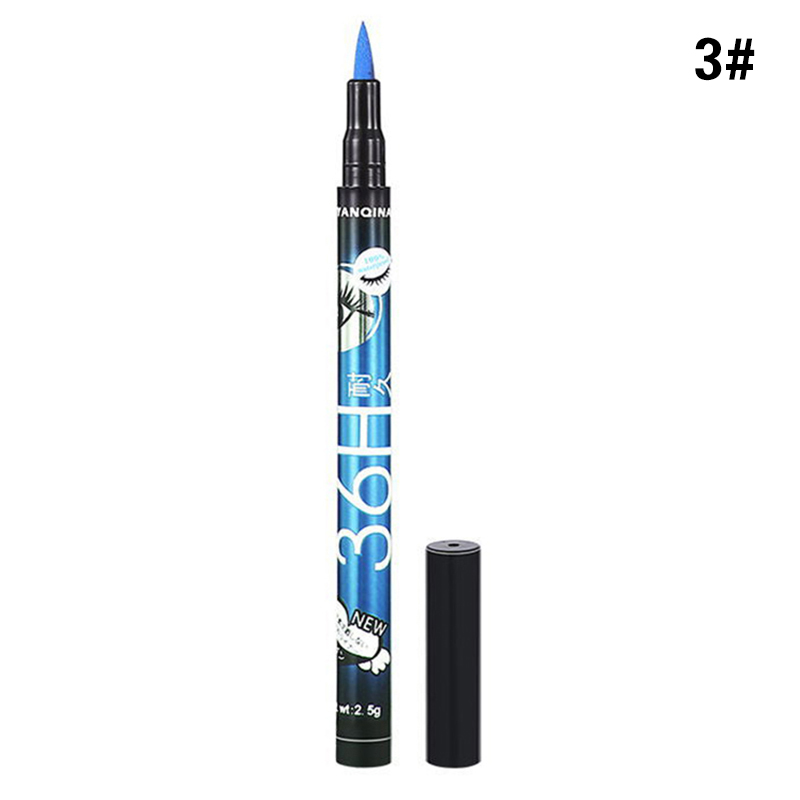 3 Colors Portable Quick Dry Waterproof Long-lasting Sexy Easy To Wear Sweatproof Liquid Eyeliner Pencil Eye Cosmetics TSLM1
