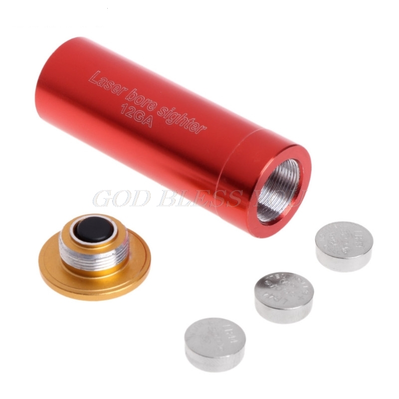 Red Dot Laser Bore Sight 12 Gauge Barrel Cartridge For 12GA Caliber Laser Wavelength 635-655nm Drop Shipping