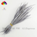 50-100 natural goose monofilament feather 15-20CM dyed grey DIY craft accessories feather