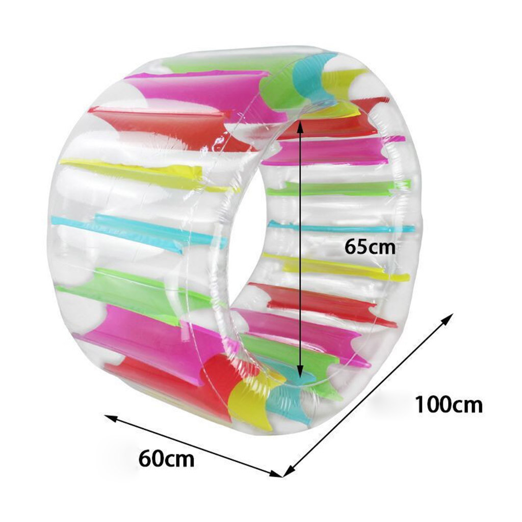 Inflatable Roller Float Colorful Water Wheel Swimming Pool Roller Toy For Kids Chlid's Water Play Equipment Best Gifts 2020