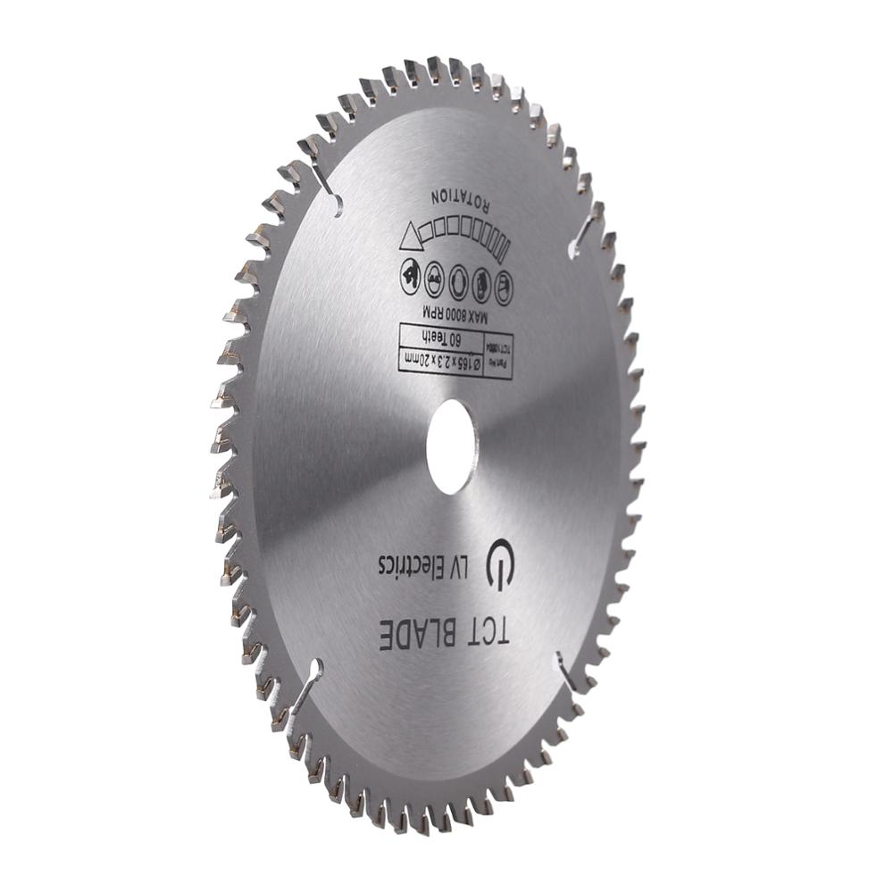 Proster For soft wood cutting 165mm 60T 16mm Bore TCT Circular Saw Blade Disc for Dewalt