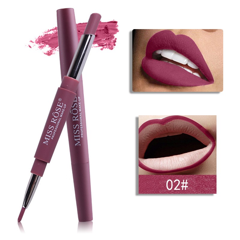 1Pcs Fashion Sexy 20 Colors Lip Liner Matte Lip Pencil Waterproof Moisturizing Lipsticks Long-lasting Lips Lipline Makeup Contou