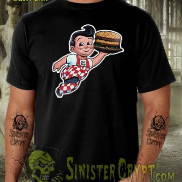 Bobs Big Boy T Shirt Famous Burger Hamburger Restaurant Retro Vintage Bob Sizes Small to 7XL