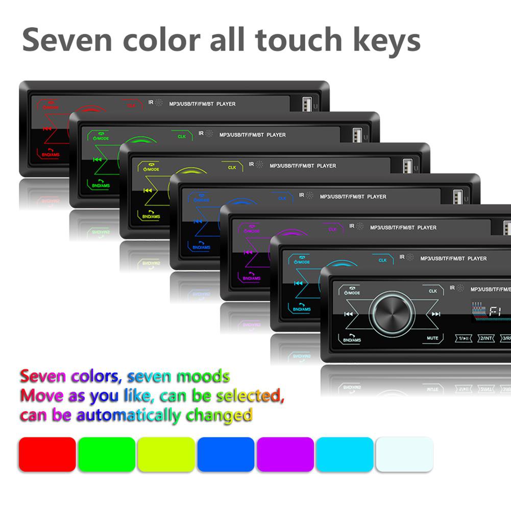 Car Touch Screen Dual USB Vehicle-mounted Bluetooth MP3 Player SD Card U Disk Redio Video Display 12V Automobile Radio