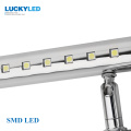 LUCKYLED Led Wall Lamp 5W 40CM 7W 55CM AC 85-265V Modern Mirror Front Light Bathroom Lamp Stainless Steel Vanity Light Fixtures