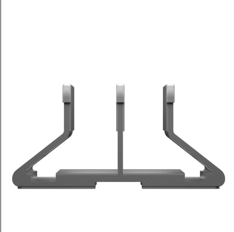 2 Slots Vertical Laptop Stand for Phones