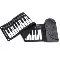 49keys Electronic Piano Foldable Electronic Organ Portable Keyboard Roll Flexible Fold Music Keyboard Electric Instrument Gift