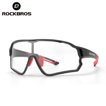 ROCKBROS Bicycle Glasses MTB Road Bike Photochromic UV400 Protection Sunglasses Ultra-light Sport Safe Eyewear Cycling Equipment