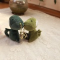 Dinosaur Plush Keychain Toys Plush Stuffed Animal Small Pendant Dolls Wedding Party Gift Plush key chain Toys