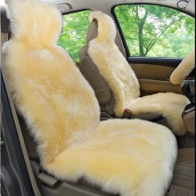 DDC custom-made luxury fur fluffy plush car seat cover