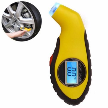 Mini Tyre Air Pressure Gauge Meter Electronic Digital LCD Screen Car Tire Manometer Barometers Motorcycle Car Tester Tool